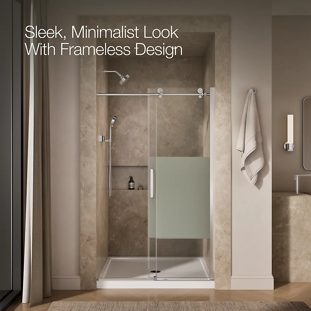 Kohler 701695-G81-SHP Composed3/8 Sliding Showerdoor Cc 78X48