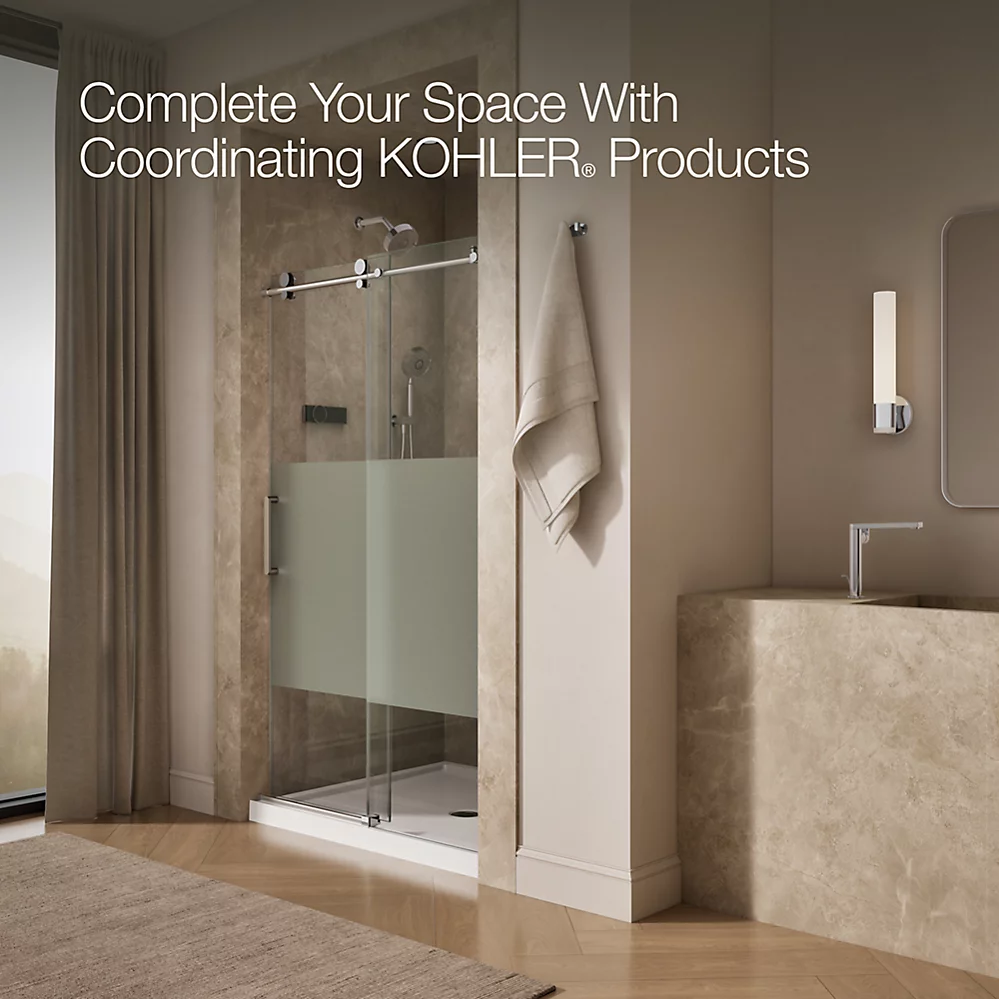 Kohler 701695-G81-SHP Composed3/8 Sliding Showerdoor Cc 78X48