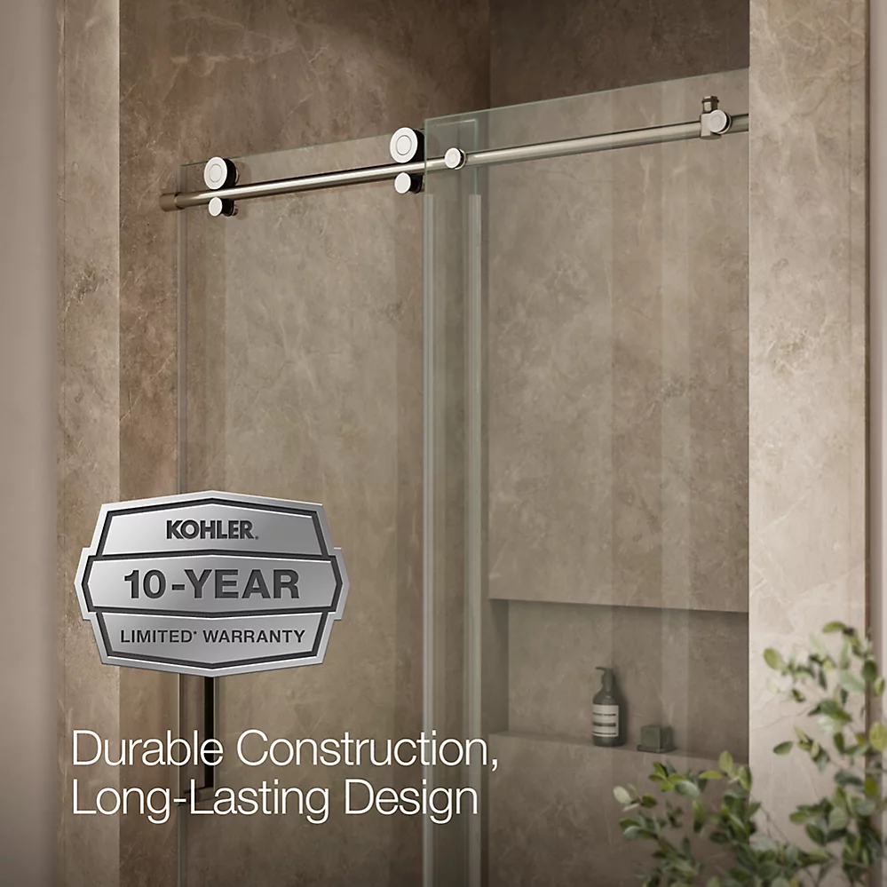 Kohler 701695-L-BNK Composed3/8 Sliding Showerdoor Cc 78X48