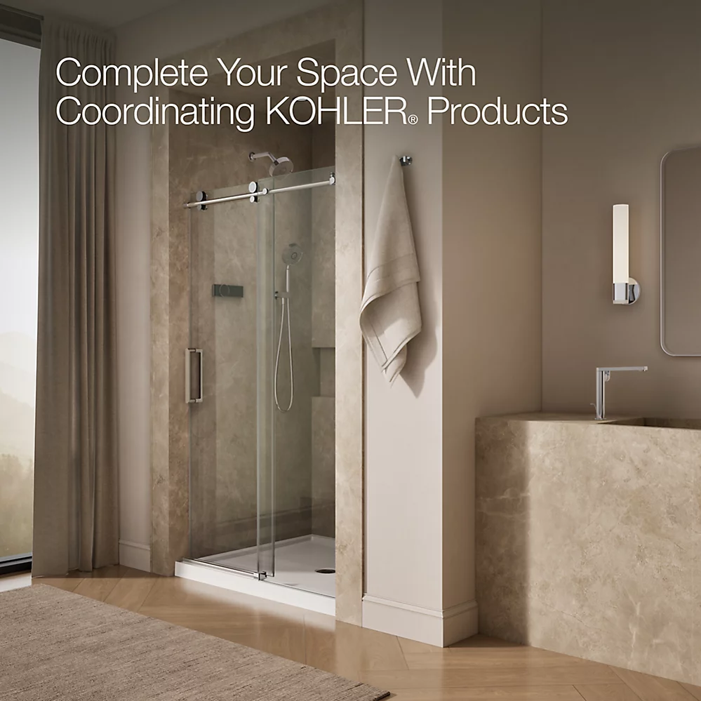 Kohler 701695-L-SHP Composed3/8 Sliding Showerdoor Cc 78X48