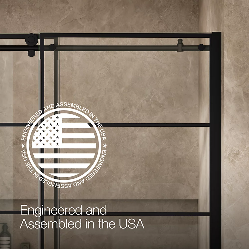 Kohler 701696-G79-BL Composed3/8 Sliding Showerdoor Cc 78X60