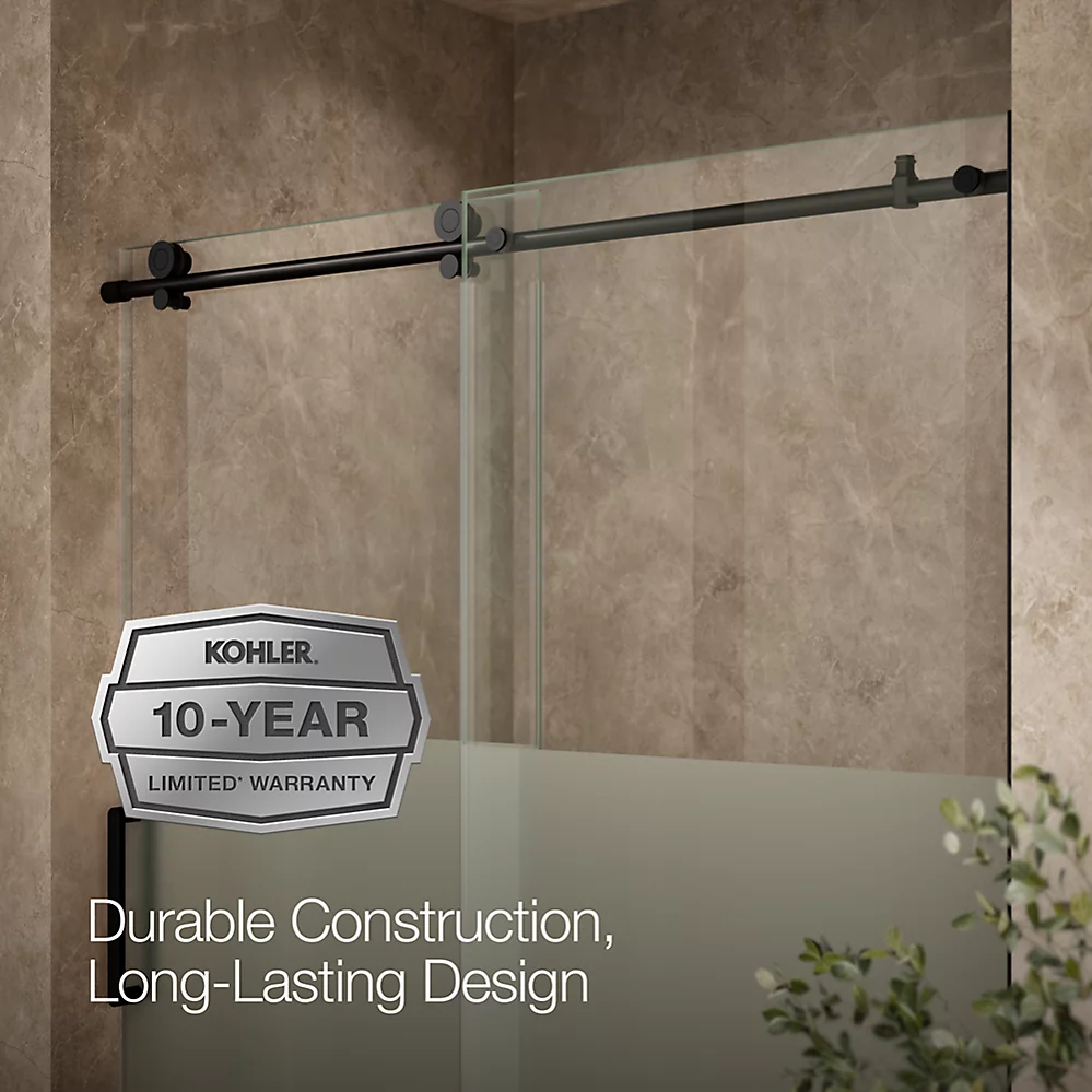 Kohler 701696-G81-BL Composed3/8 Sliding Showerdoor Cc 78X60