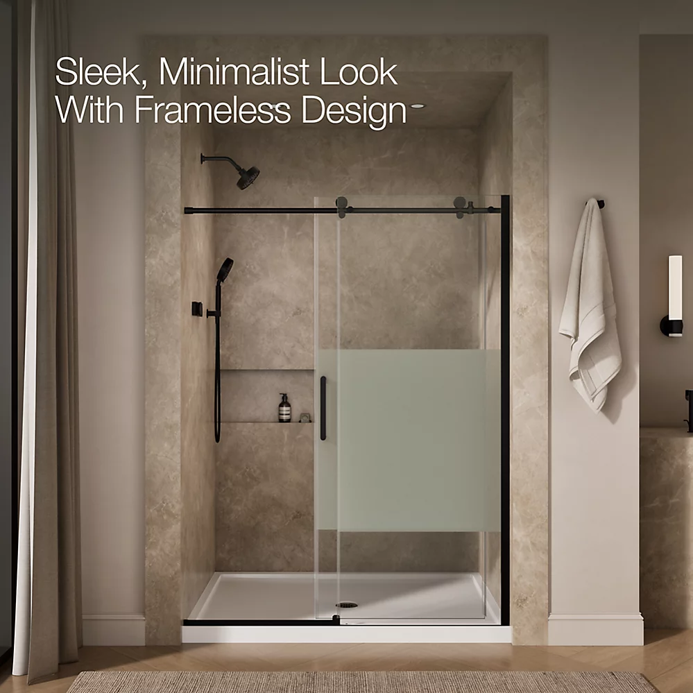 Kohler 701696-G81-BL Composed3/8 Sliding Showerdoor Cc 78X60
