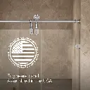 Kohler 701727-10L-CP Artifacts 3/8 Slider 80X45 1/4 -46 1/4
