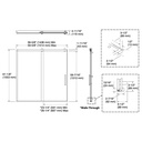 Kohler 702253-10G80-BL Rely 3/8 Bath Door 62.5X60 Hdl