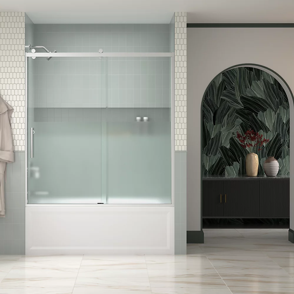 Kohler 702253-10G81-2MB Rely 3/8 Bath Door 62.5X60 Hdl