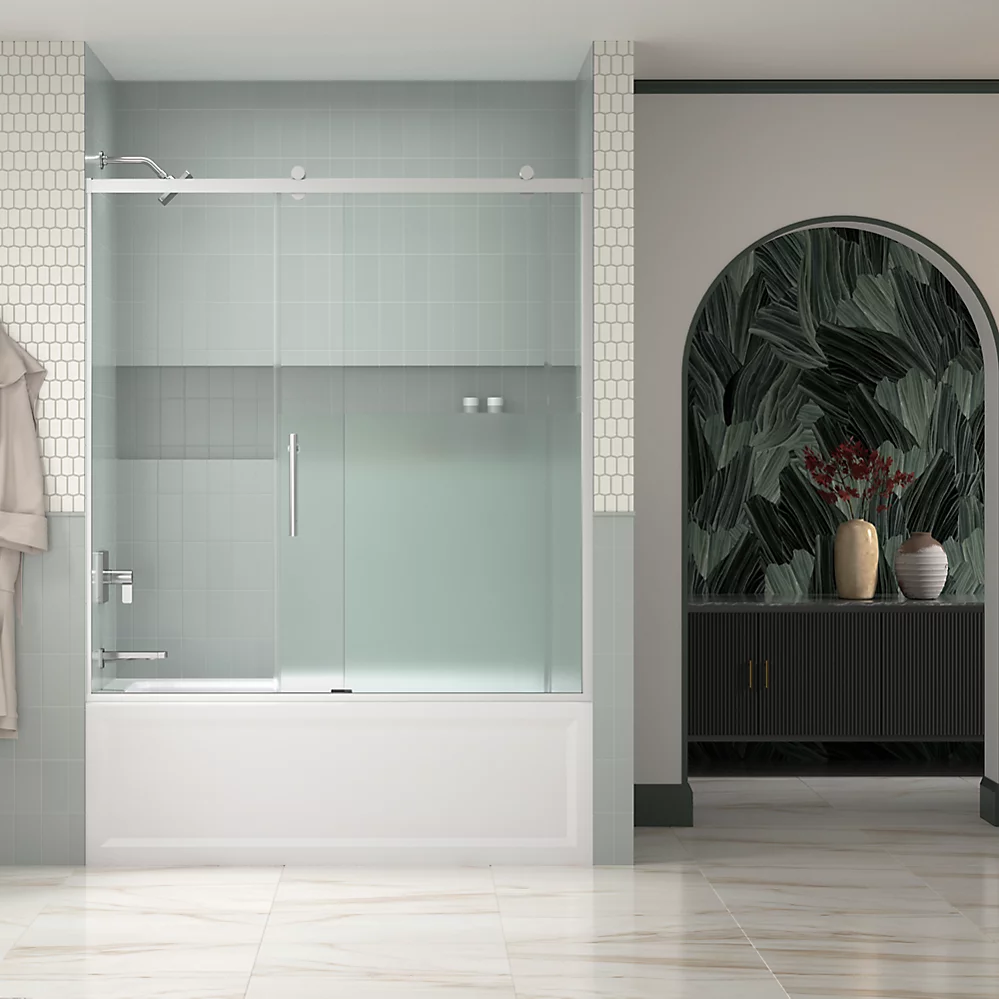 Kohler 702253-10G81-2MB Rely 3/8 Bath Door 62.5X60 Hdl