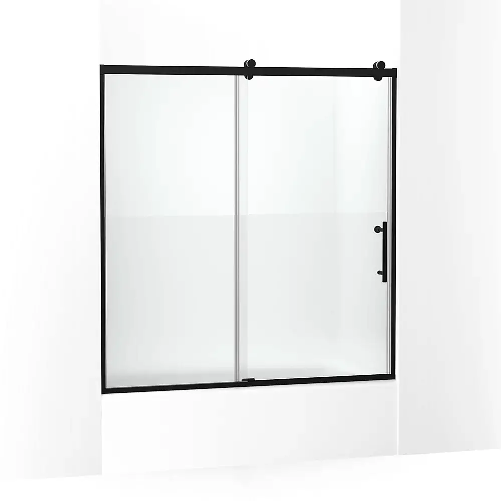 Kohler 702253-10G81-BL Rely 3/8 Bath Door 62.5X60 Hdl