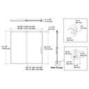 Kohler 702253-10L-SHP Rely 3/8 Bath Door 62.5X60 Hdl