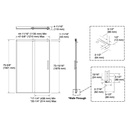 Kohler 702254-10G79-BL Rely 3/8 Shower Door 77X48 Hdl