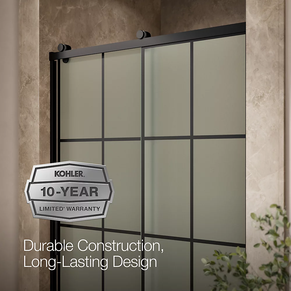 Kohler 702254-10G80-BL Rely 3/8 Shower Door 77X48 Hdl