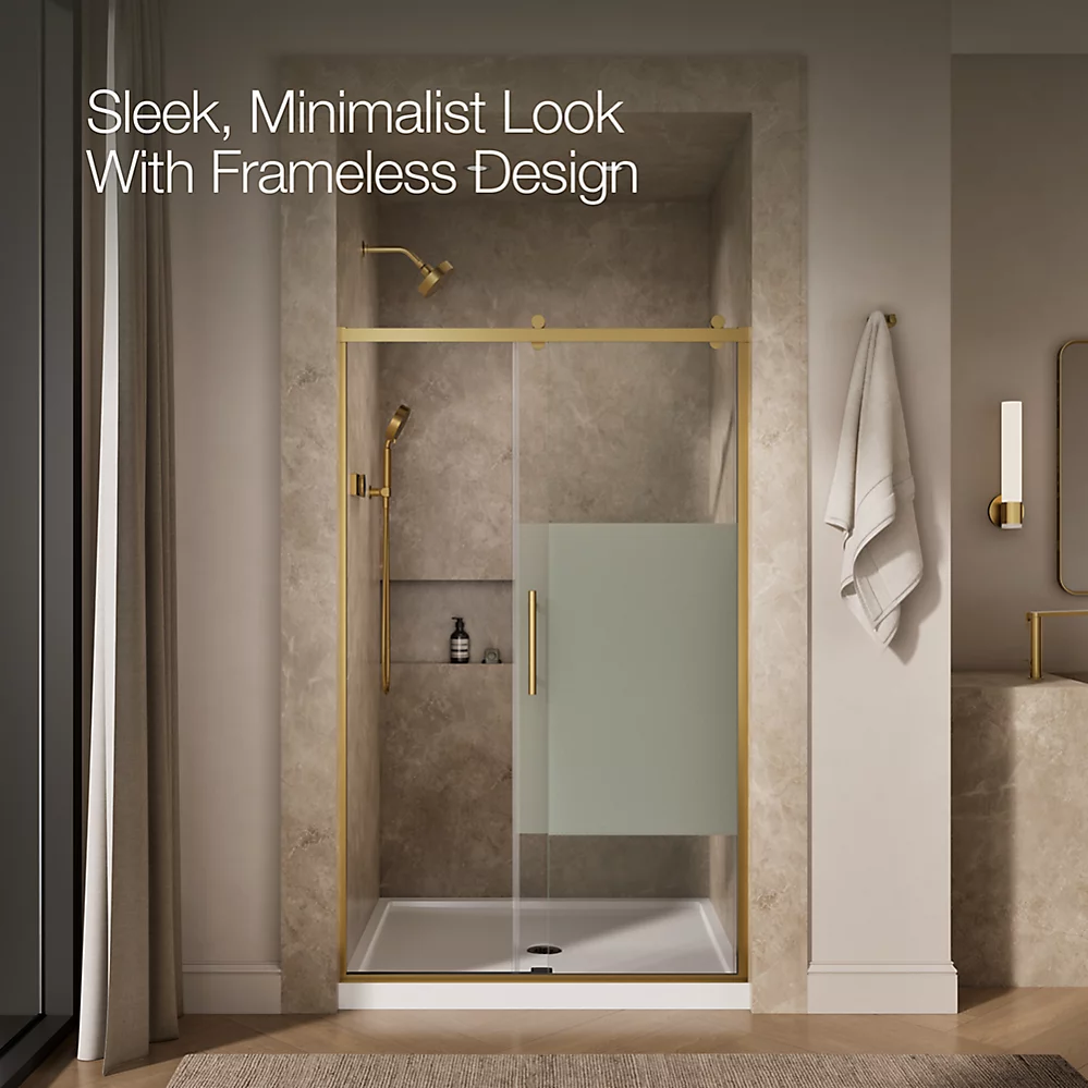 Kohler 702254-10G81-2MB Rely 3/8 Shower Door 77X48 Hdl