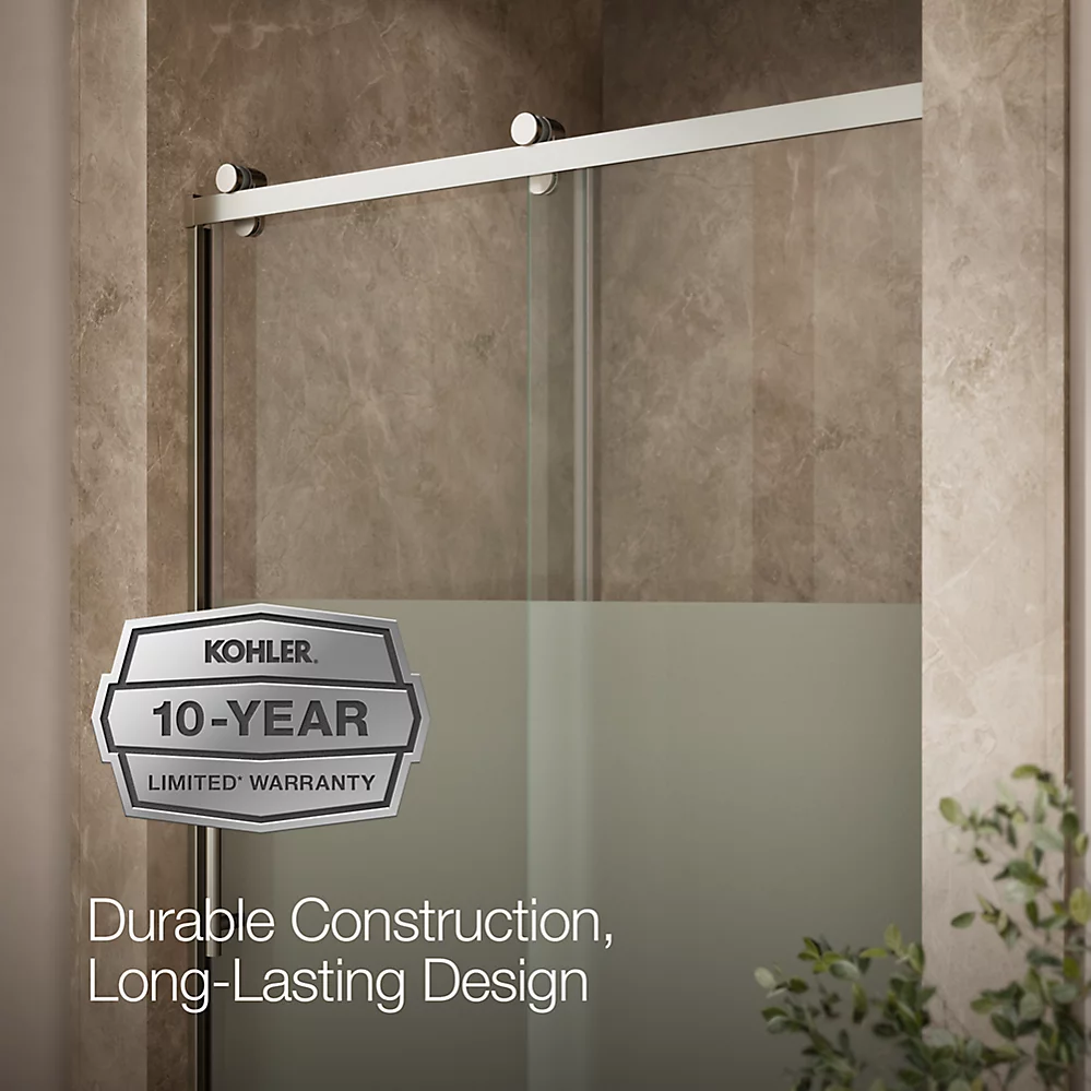 Kohler 702254-10G81-BNK Rely 3/8 Shower Door 77X48 Hdl