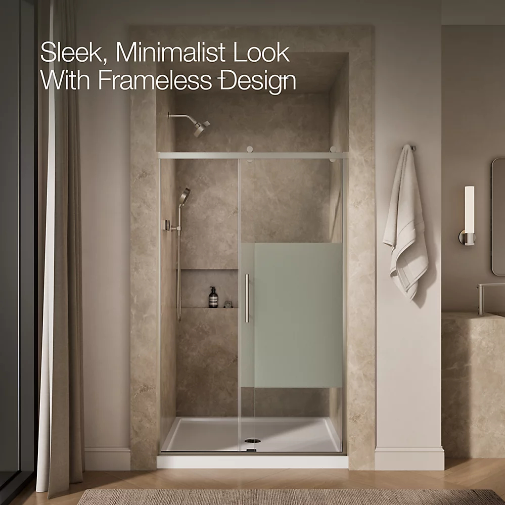 Kohler 702254-10G81-BNK Rely 3/8 Shower Door 77X48 Hdl
