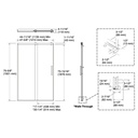 Kohler 702254-10G81-BNK Rely 3/8 Shower Door 77X48 Hdl