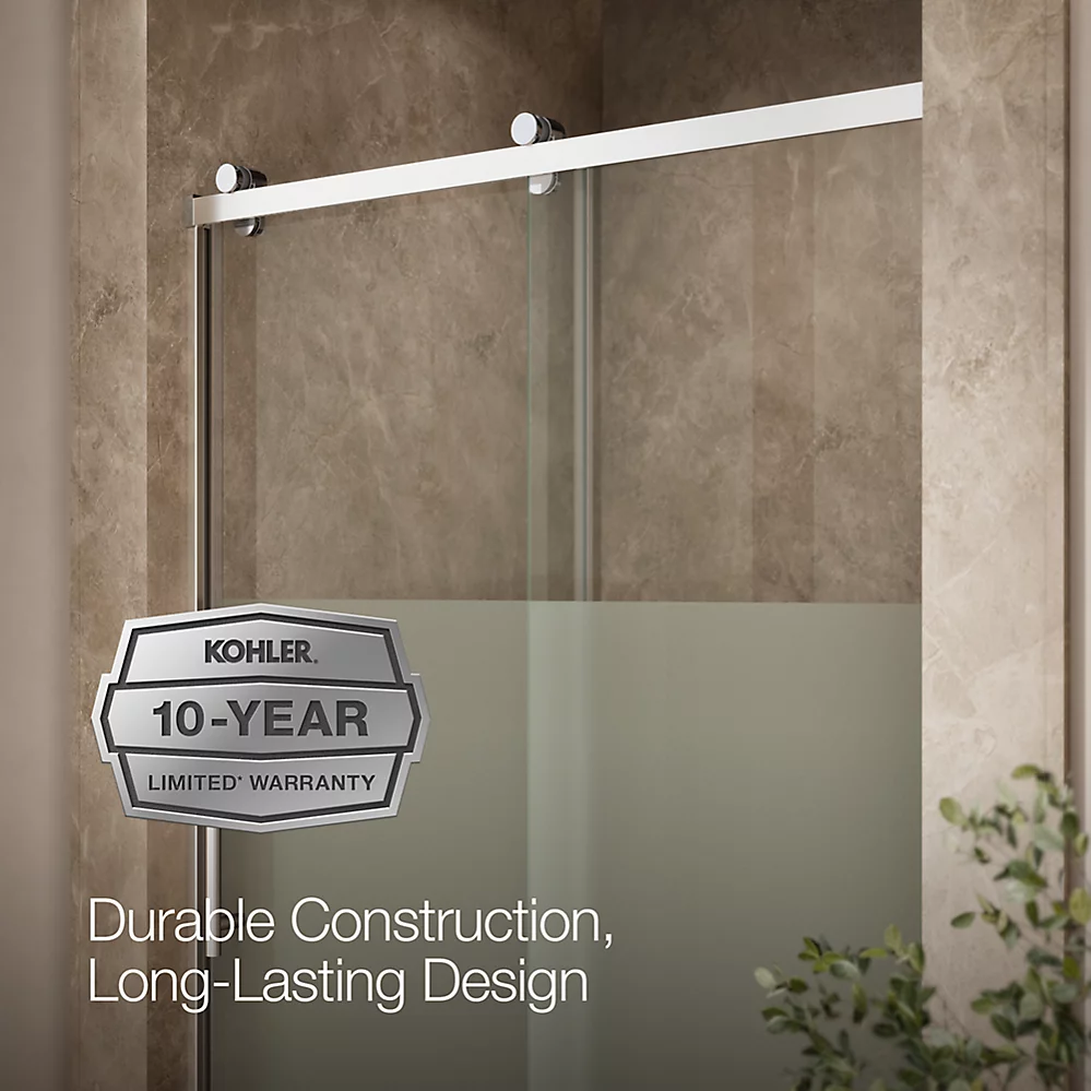 Kohler 702254-10G81-SHP Rely 3/8 Shower Door 77X48 Hdl
