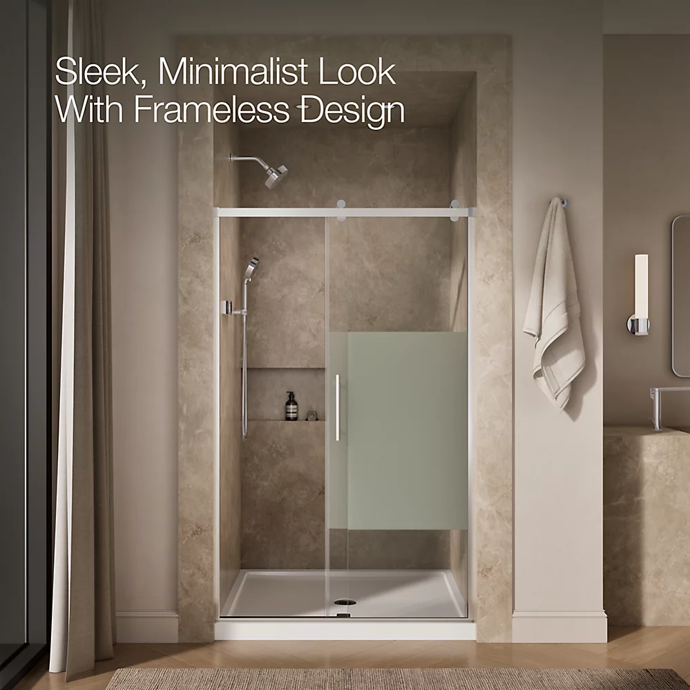 Kohler 702254-10G81-SHP Rely 3/8 Shower Door 77X48 Hdl