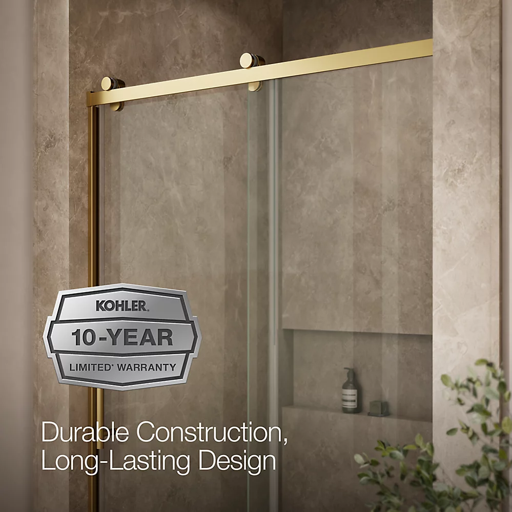Kohler 702254-10L-2MB Rely 3/8 Shower Door 77X48 Hdl