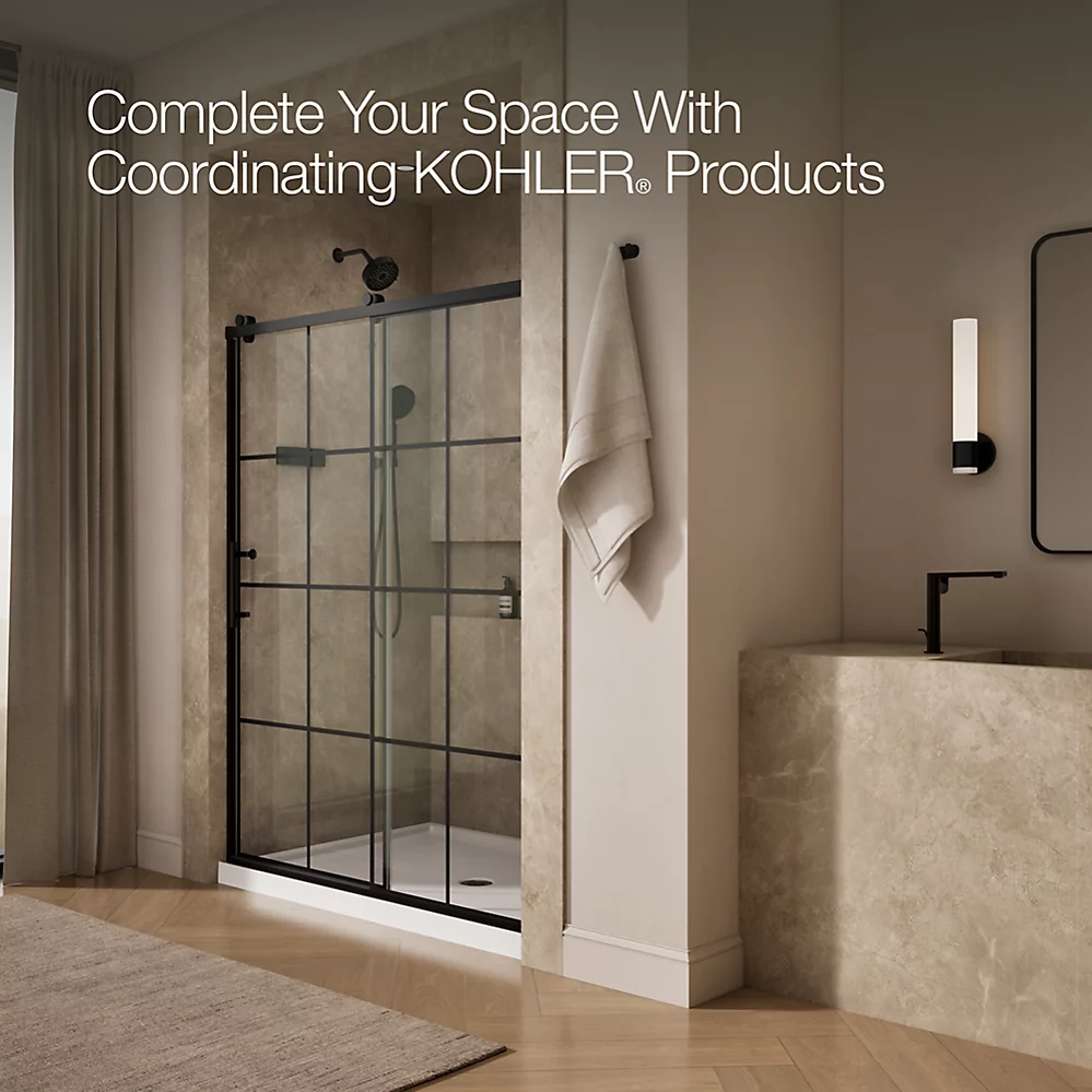 Kohler 702256-10G79-BL Rely 3/8 Shower Door 77X60 Hdl