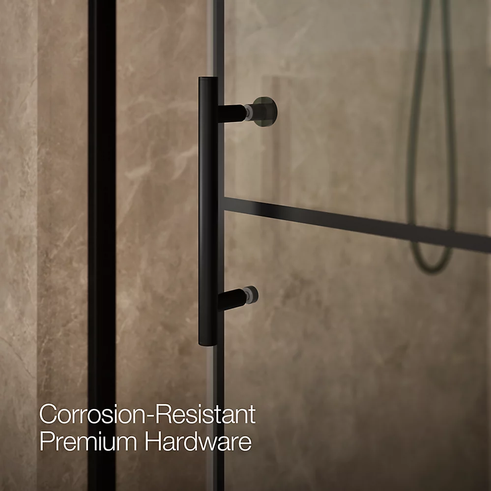Kohler 702256-10G79-BL Rely 3/8 Shower Door 77X60 Hdl