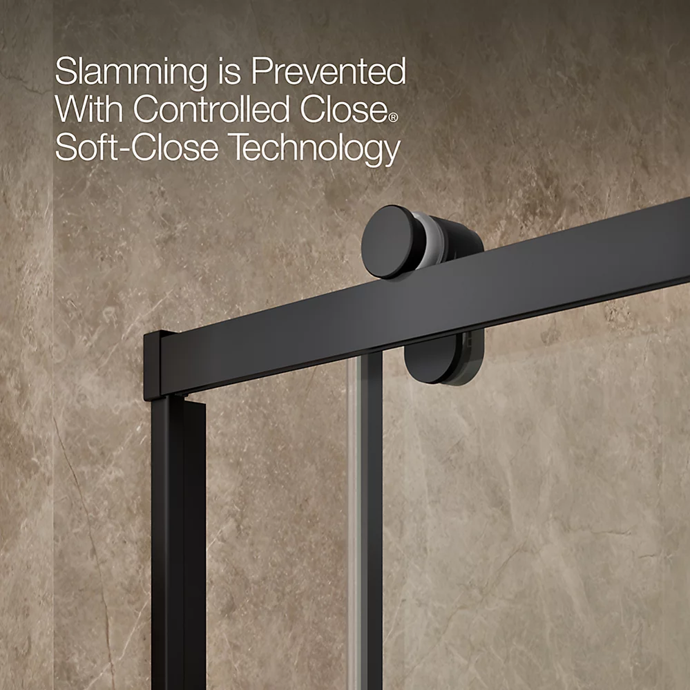 Kohler 702256-10G79-BL Rely 3/8 Shower Door 77X60 Hdl