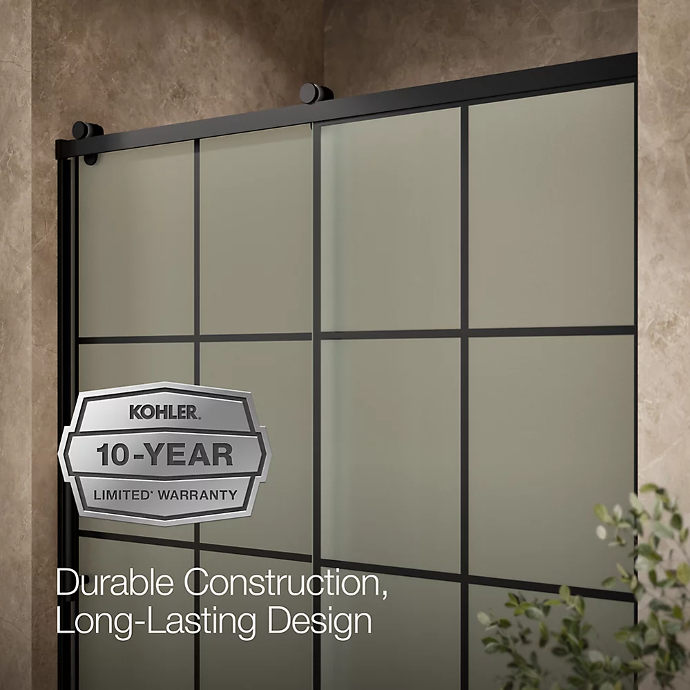 Kohler 702256-10G80-BL Rely 3/8 Shower Door 77X60 Hdl
