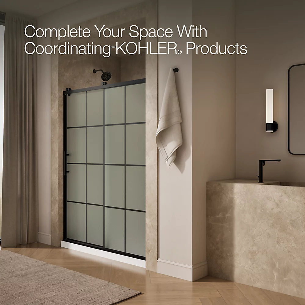 Kohler 702256-10G80-BL Rely 3/8 Shower Door 77X60 Hdl