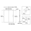 Kohler 702256-10G80-BL Rely 3/8 Shower Door 77X60 Hdl