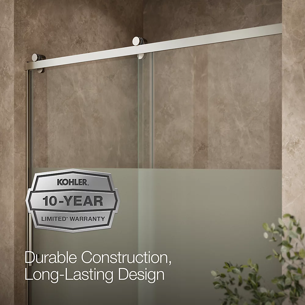 Kohler 702256-10G81-BNK Rely 3/8 Shower Door 77X60 Hdl
