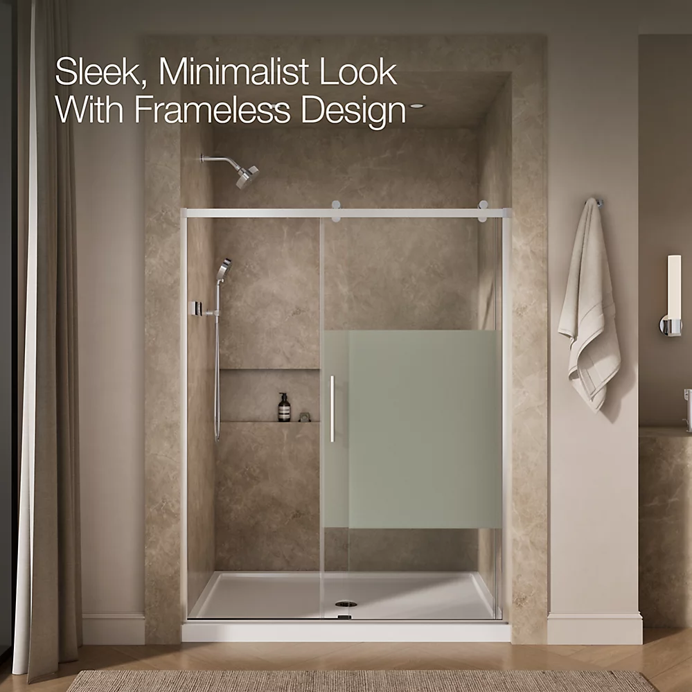 Kohler 702256-10G81-SHP Rely 3/8 Shower Door 77X60 Hdl