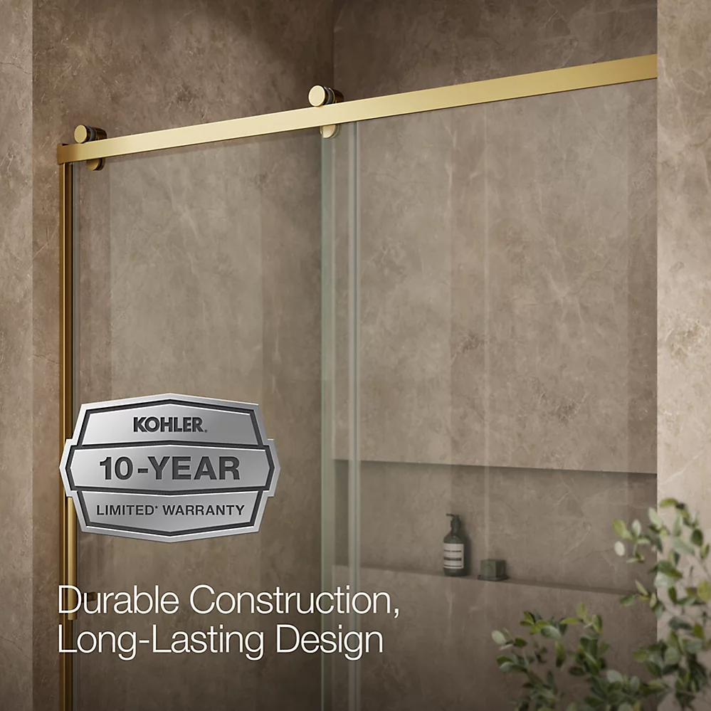 Kohler 702256-10L-2MB Rely 3/8 Shower Door 77X60 Hdl