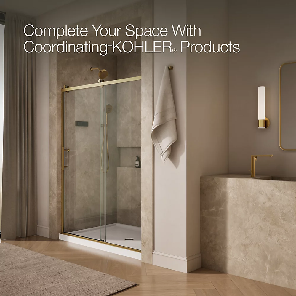 Kohler 702256-10L-2MB Rely 3/8 Shower Door 77X60 Hdl