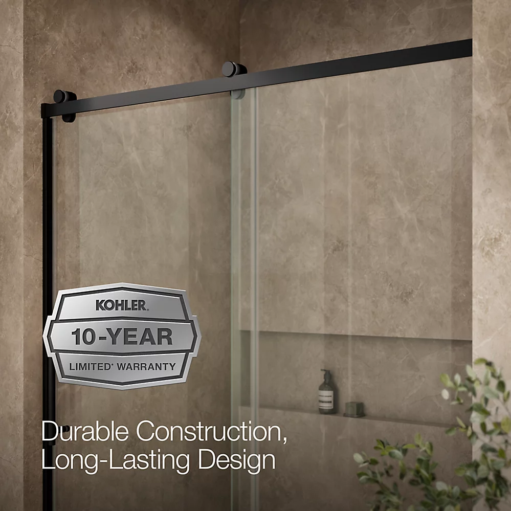 Kohler 702256-10L-BL Rely 3/8 Shower Door 77X60 Hdl