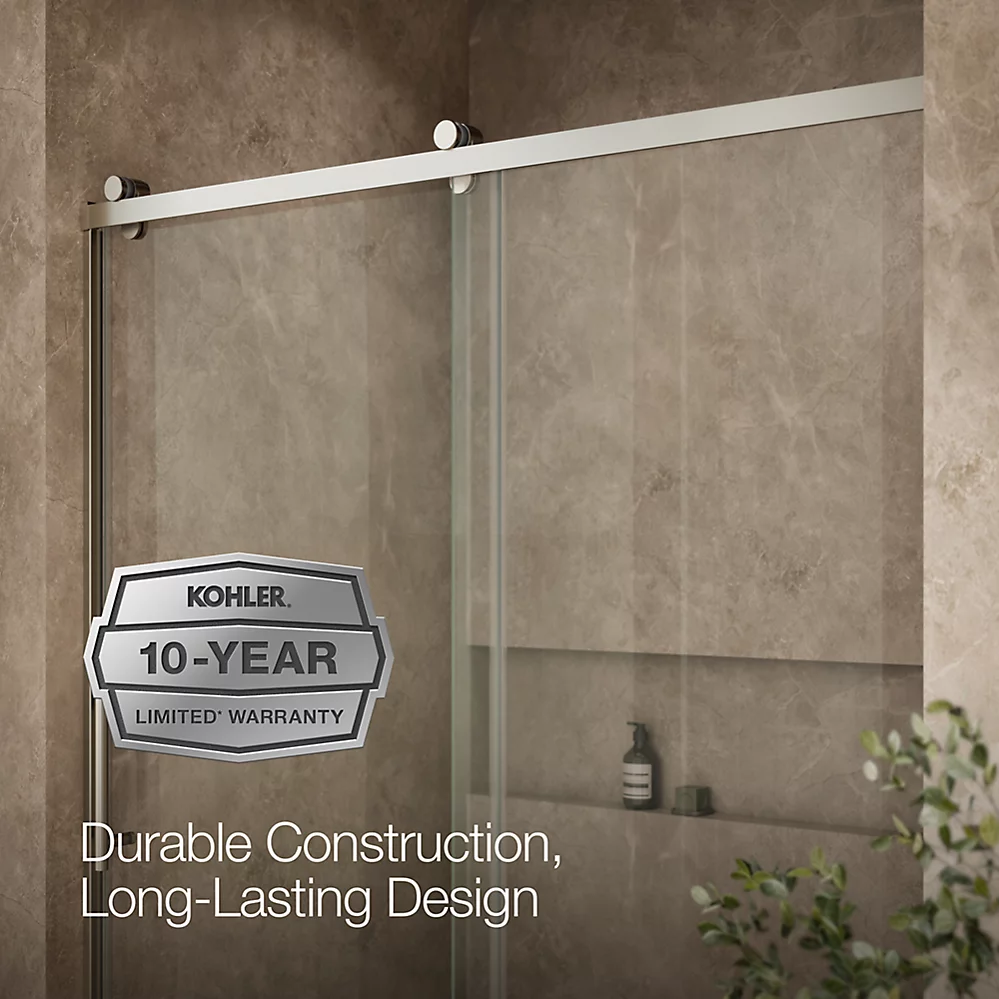 Kohler 702256-10L-BNK Rely 3/8 Shower Door 77X60 Hdl