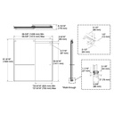 Kohler 702420-L-BL Levity Plus 5/16 Door 62X59-5/8 Tb