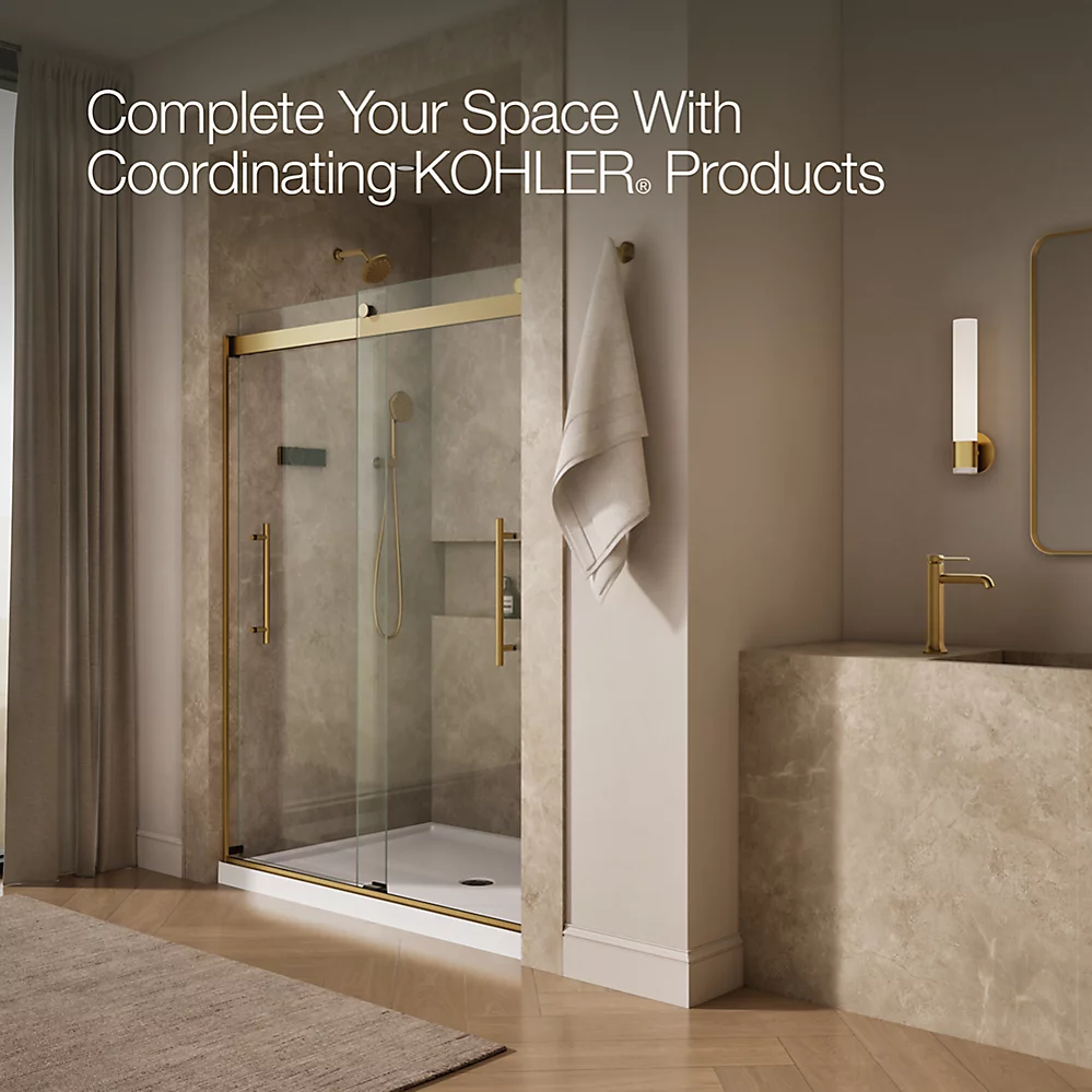 Kohler 702423-L-2MB Levity Plus 5/16 Door 78X 59-5/8 Hndl
