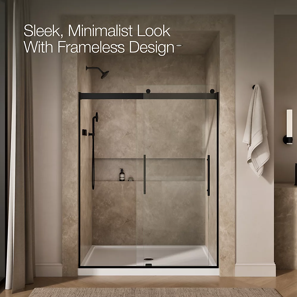 Kohler 702423-L-BL Levity Plus 5/16 Door 78X 59-5/8 Hndl