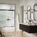 Kohler 702425-L-BL Levity Plus 3/8 Door 62X59-5/8 Hndl