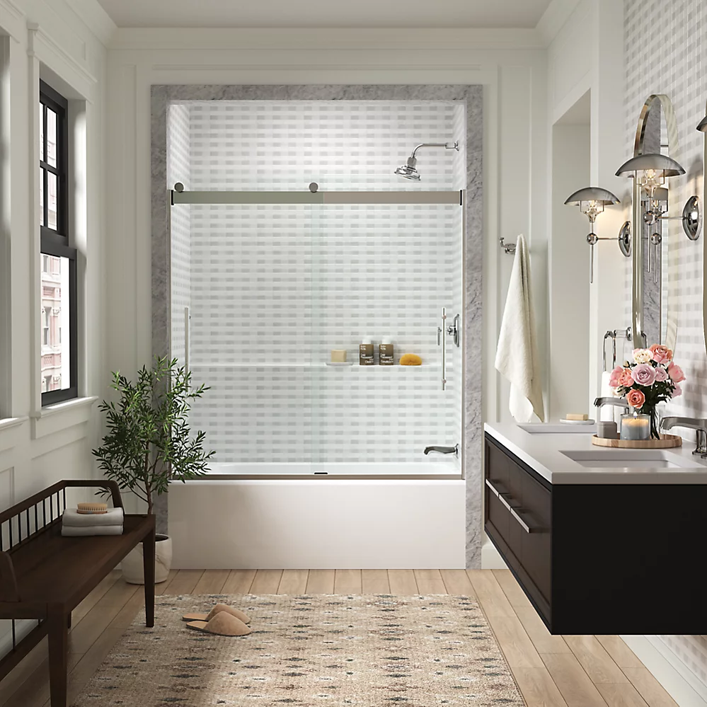 Kohler 702425-L-SHP Levity Plus 3/8 Door 62X59-5/8 Hndl