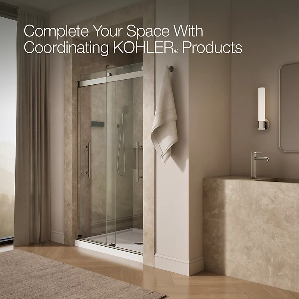 Kohler 702427-L-BNK Levity Plus 3/8 Door 82X 47-5/8 Hndl