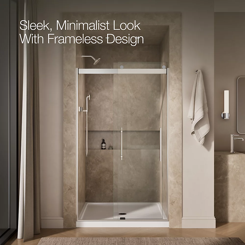 Kohler 702427-L-SHP Levity Plus 3/8 Door 82X 47-5/8 Hndl