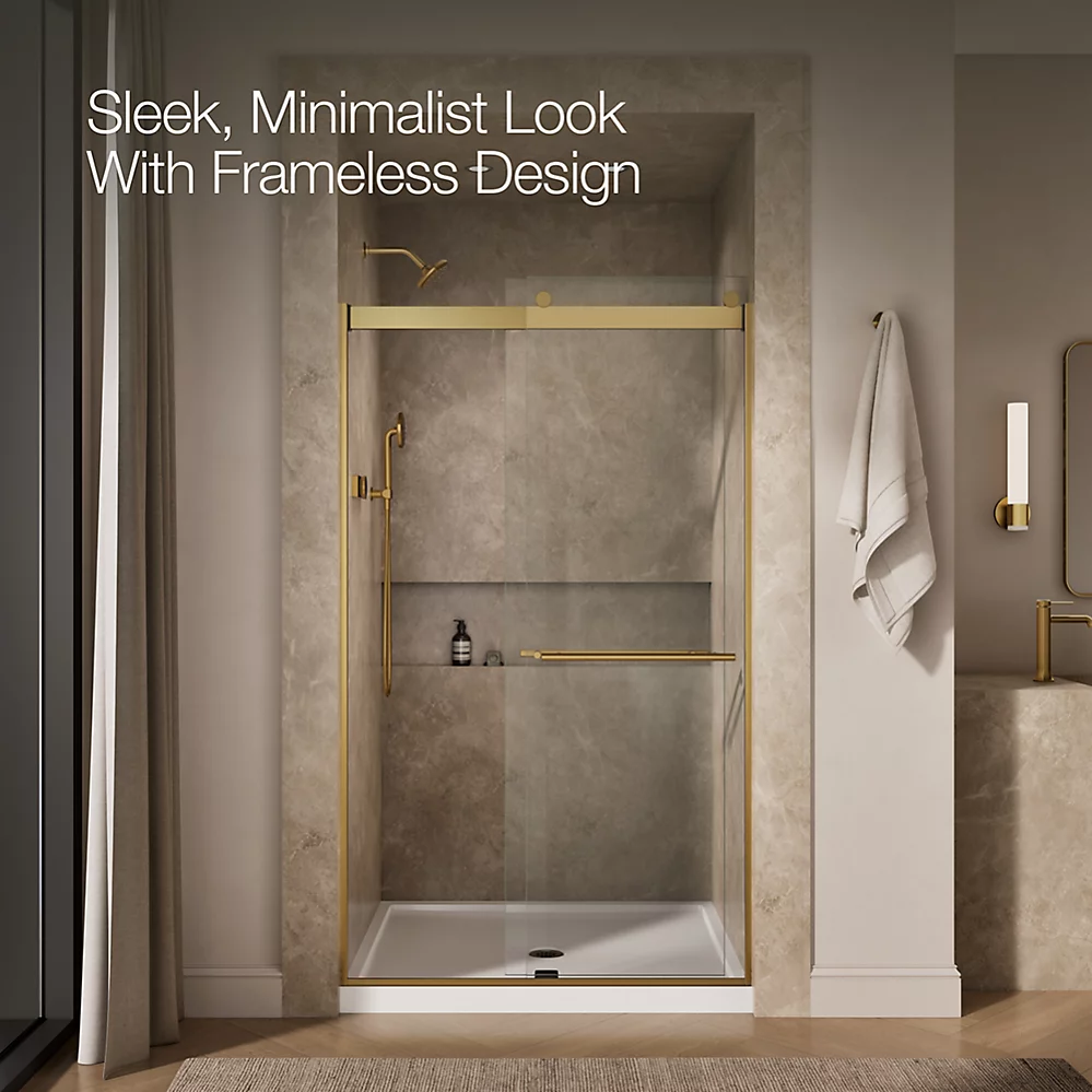 Kohler 702428-L-2MB Levity Plus 3/8 Door 82X 47-5/8 Tb