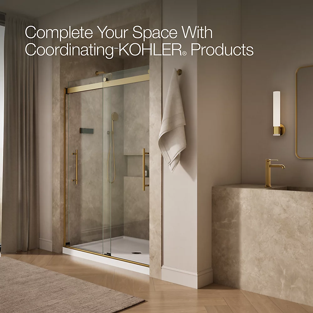 Kohler 702429-L-2MB Levity Plus 3/8 Door 82X 59-5/8 Hndl