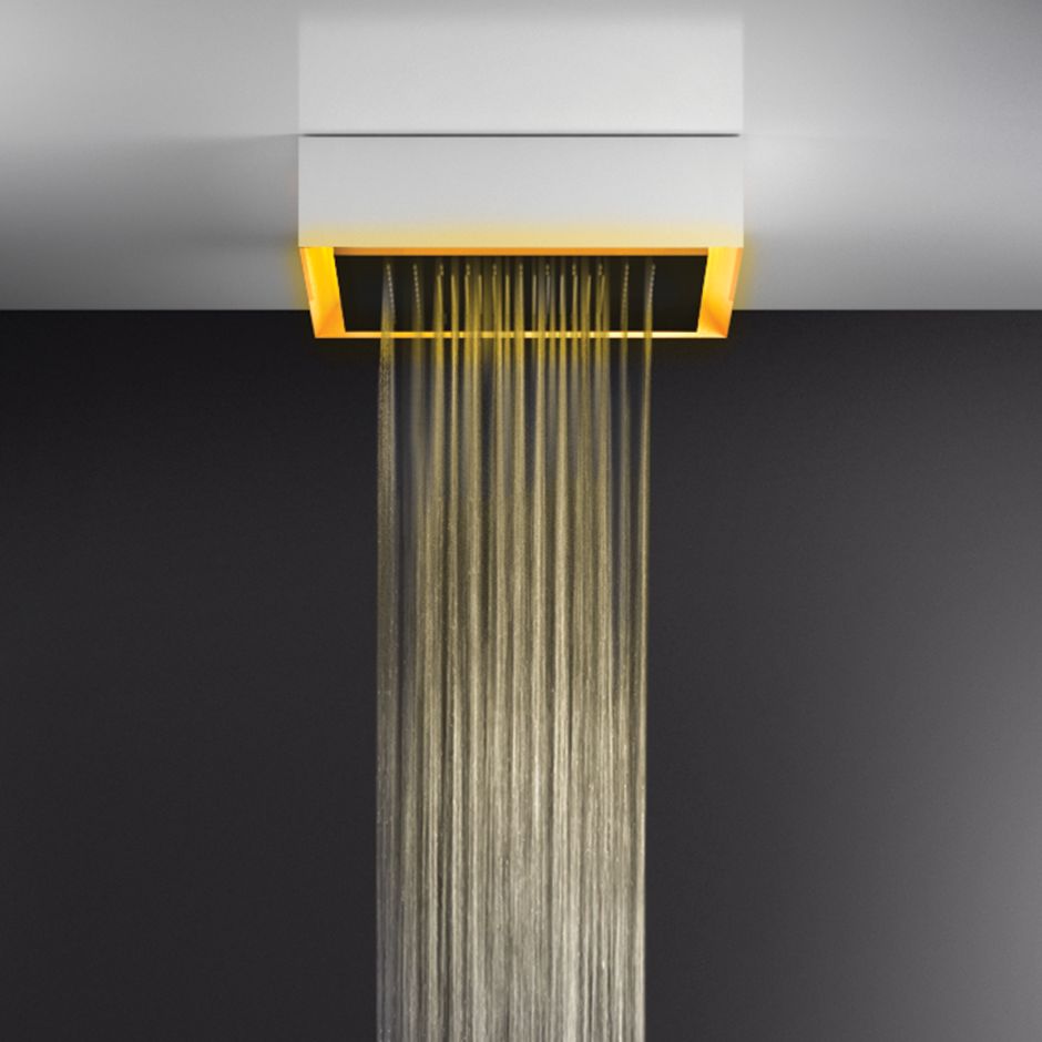 Gessi 57503 23-7/16 Exposed Shower System With Rainfall Function White 1