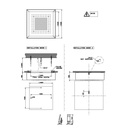 Gessi 57503 23-7/16 Exposed Shower System With Rainfall Function White 2