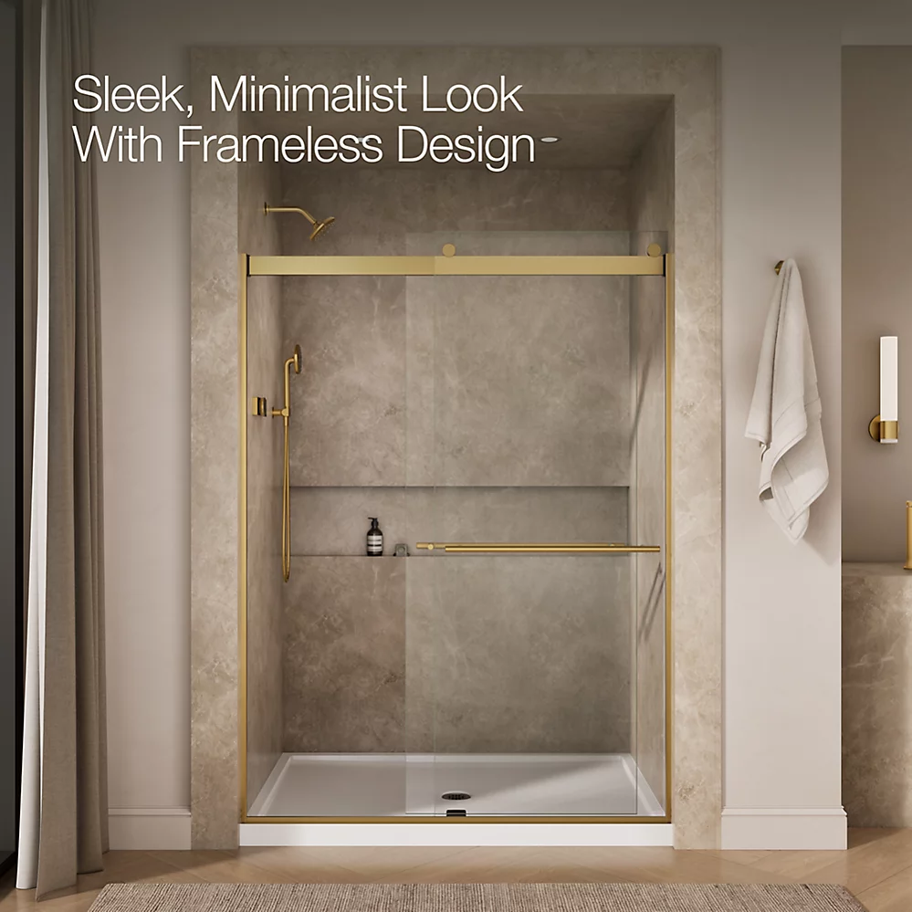 Kohler 702430-L-2MB Levity Plus 3/8 Door 82X 59-5/8 Tb