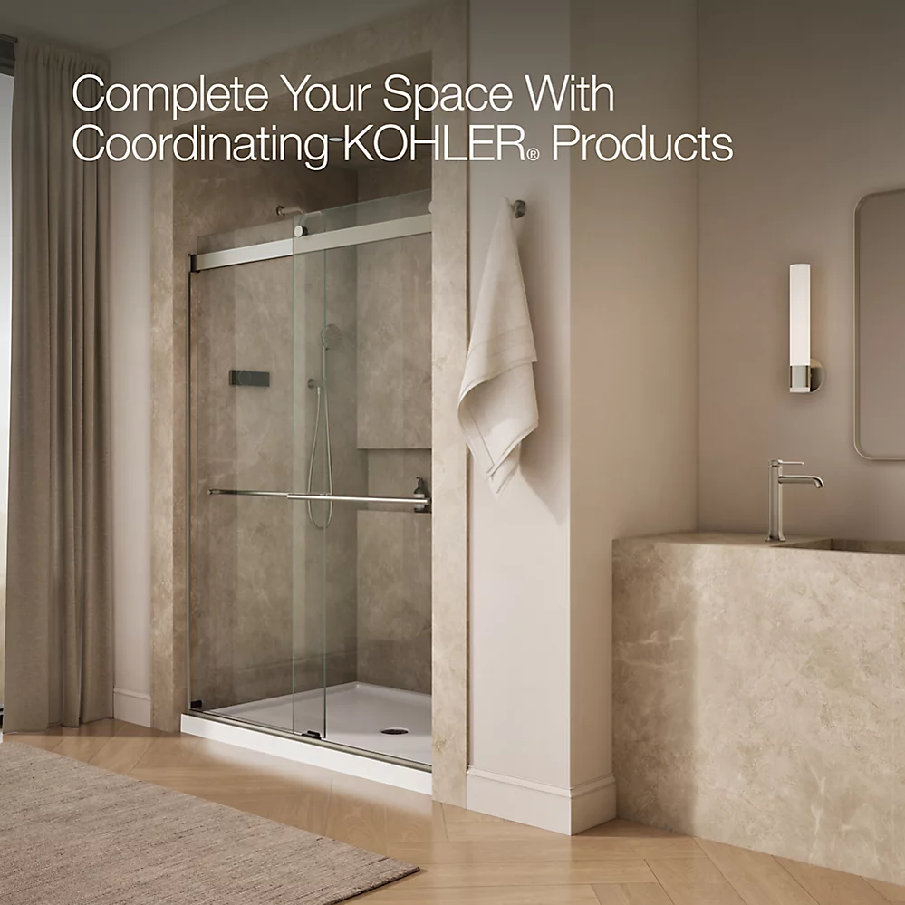 Kohler 702430-L-BNK Levity Plus 3/8 Door 82X 59-5/8 Tb