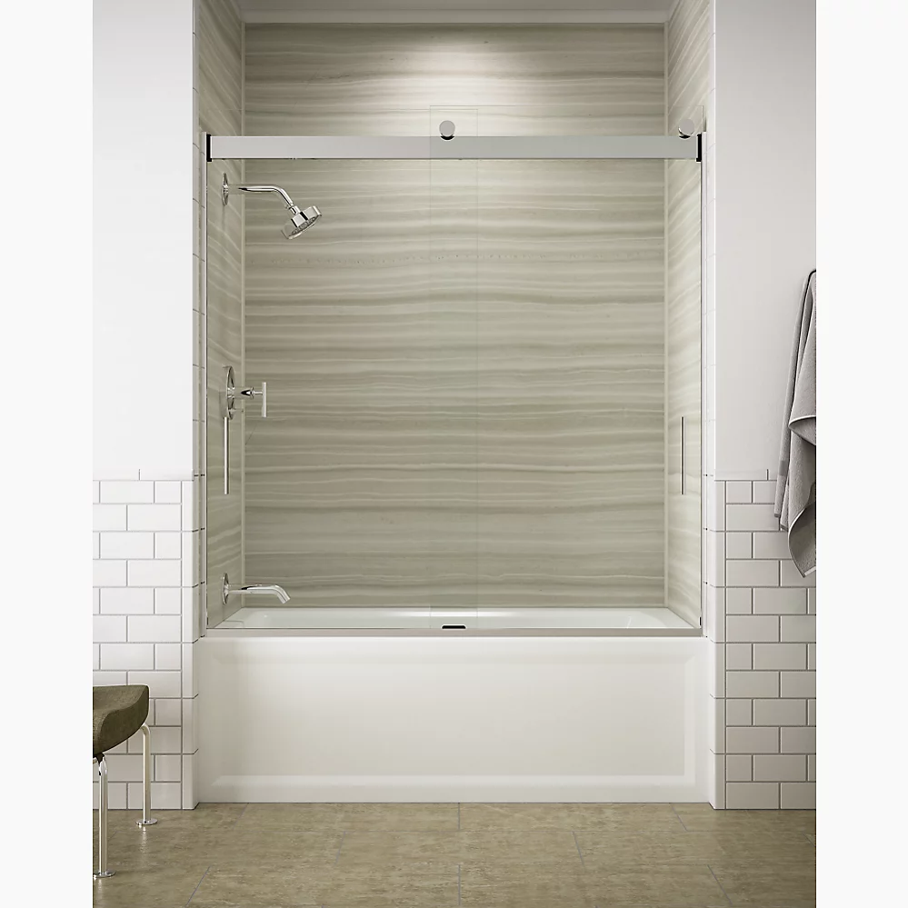 Kohler 706000-L-ABZ Levity 1/4 Bath Door 62 X 59-5/8 Handle