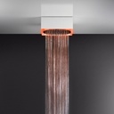Gessi 57603 14 Exposed Shower System With Rainfall Function White 1
