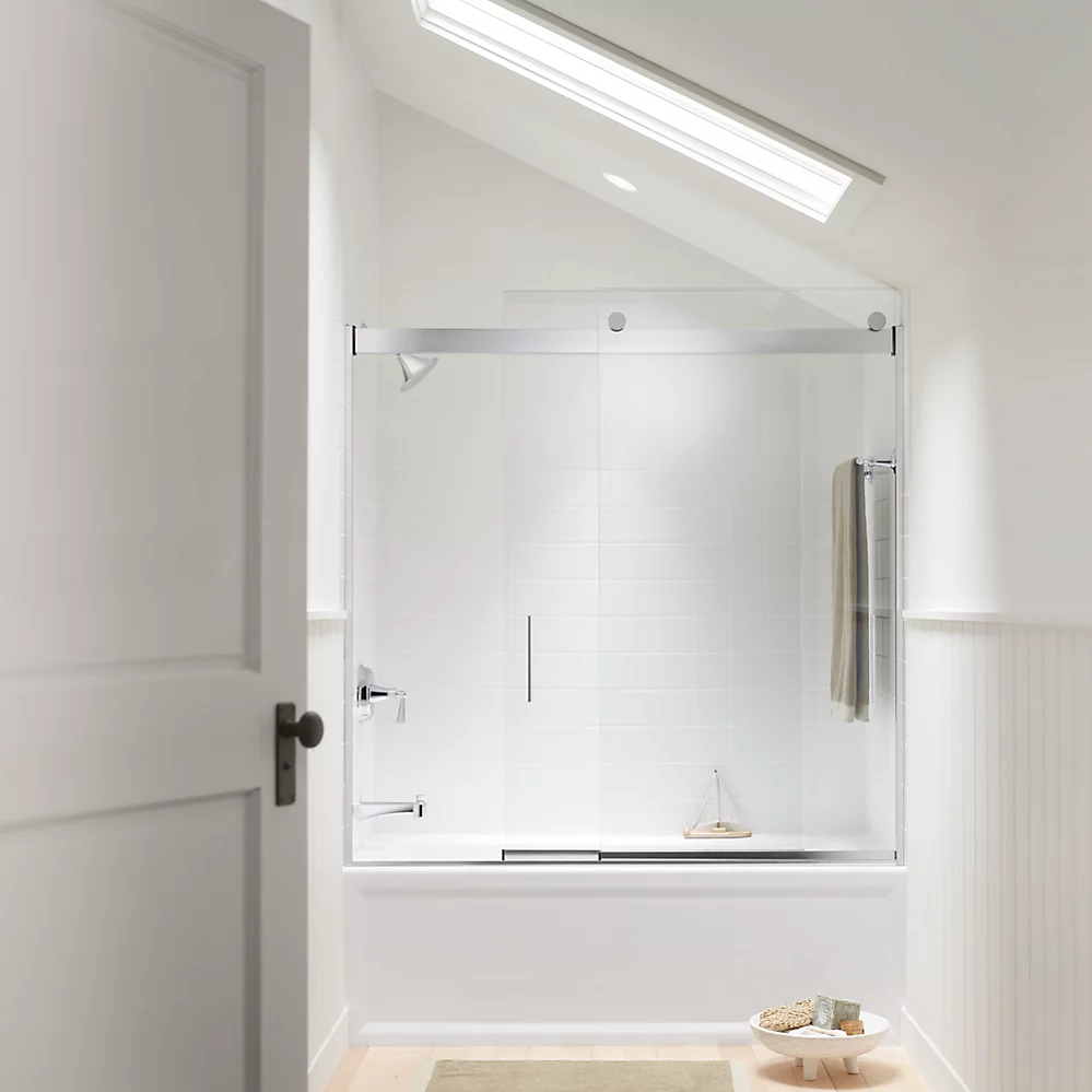 Kohler 706002-D3-BL Levity 1/4 Bath Door 59-3/4 X55-5/8 Hdl